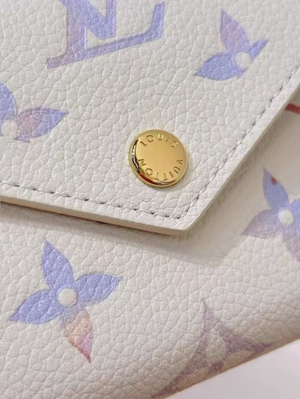 Louis Vuitton Pastel Monogram White Envelope Wallet - Picture 7 of 8